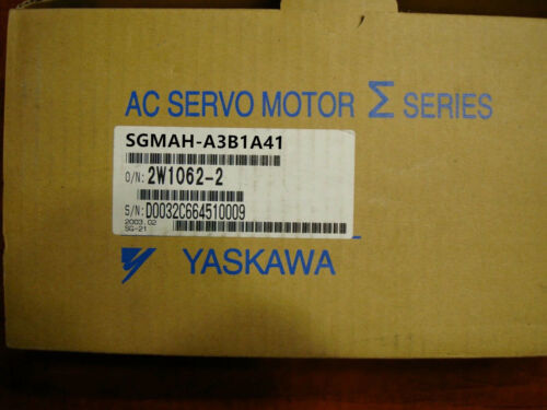 Yaskawa SGMAH-A3B1A41 AC SERVO MOTOR 30W 100V 3000RPM 0.44A NEW