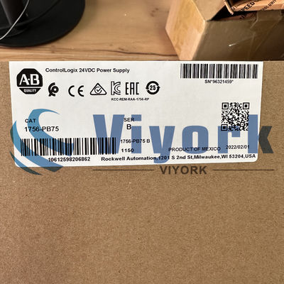 ALLEN BRADLEY 1756-PB75 POWER SUPPLY CONTROLLOGIX 18-32VDC 95W NEW
