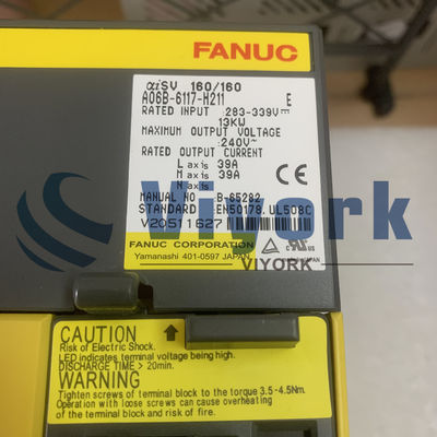 Fanuc A06B-6117-H211 SERVO AMPLIFIER MODULE AISV-160/160 ALPHAI DUAL AXIS NEW