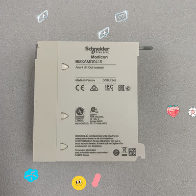 SCHNEIDER BMXAMO0410 MODICON MÓDULO DE SAÍDA ANALÓGICA 24VDC IP20 NOVO