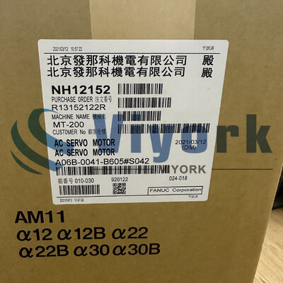 MOTOR SERVO FANUC A06B-0041-B605#S042 NOVO